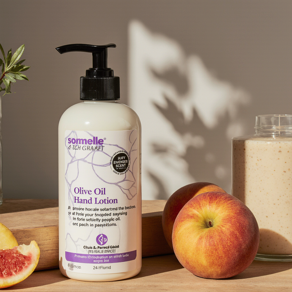 Arbora Olive Oil Body & Hand Lotion, Natural Hydration for Soft Skin.