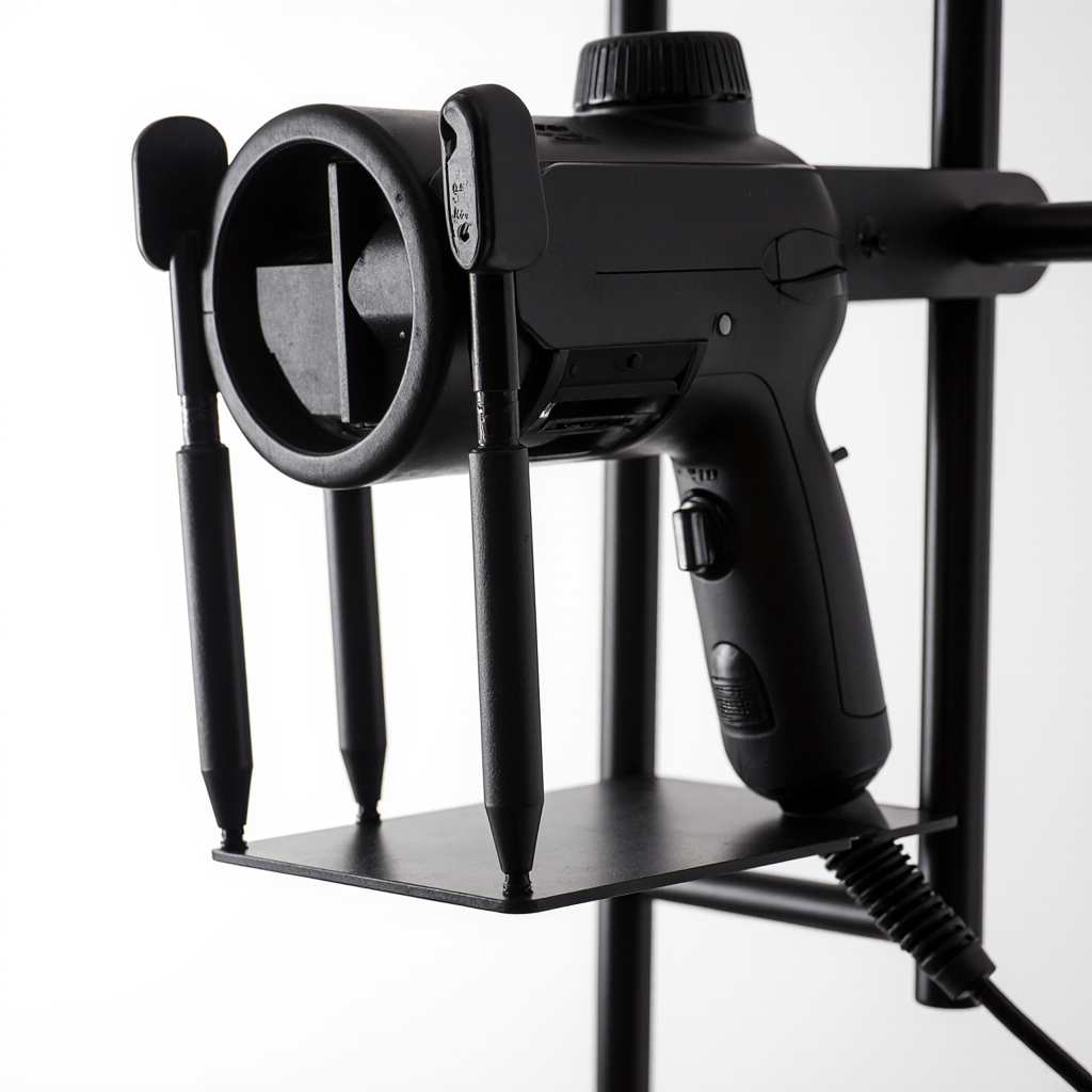 Durable Black Metal Appliance Holder for Hot Styling Tools Salon Professional Use