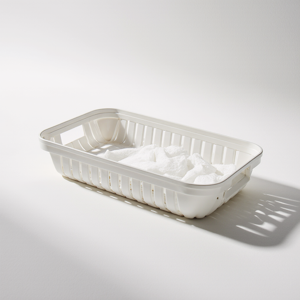 Durable Footsie Bath Plastic Carrier Tray for Pedicure Spa Liner Transport